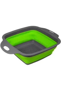 Handy Housewares Space Saving Collapsible Silicone Kitchen Colander Food Strainer - Red -Guzzin Shop Belk 1008