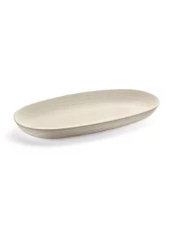 Guzzini serving tray 5000cc, clay. Made by recycling twelve 100% disposable water bottles.