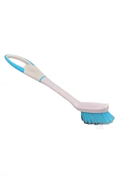 Handy Housewares Narrow Bristle Angled Non-Slip Floor and Tile Grout Cleaning Scrub Brush