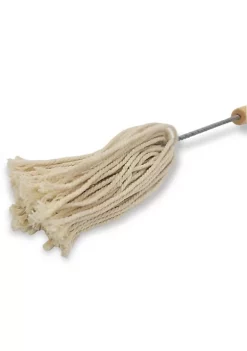 Handy Housewares 12" Long BBQ Mop with Wood Handle - Great Grill Basting Brush for Slathering on Barbecue Sauces, Marinade or Glazing -Guzzin Shop Belk 1080