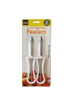 Handy Housewares 2 Piece Fruit & Vegetable Swivel Blade Peeler Set - Great for Apples, Carrots and Potatoes -Guzzin Shop Belk 1113