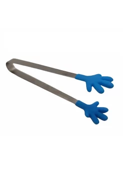 Handy Housewares 5" Long Stainless Steel Mini Tongs with Silicone Hand Shaped Tips - Green -Guzzin Shop Belk 1117