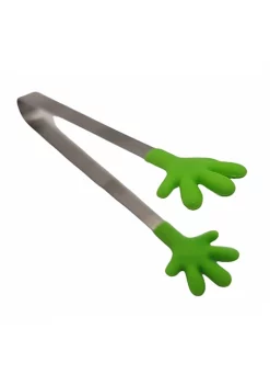 Handy Housewares 5" Long Stainless Steel Mini Tongs with Silicone Hand Shaped Tips - Green -Guzzin Shop Belk 1118