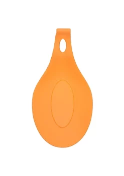 Guzzin Shop 16 Handy Housewares Jumbo Flexible Silicone Spoon Rest, Heat-Resistant Stove Top Kitchen Utensil Drip Pad - Purple