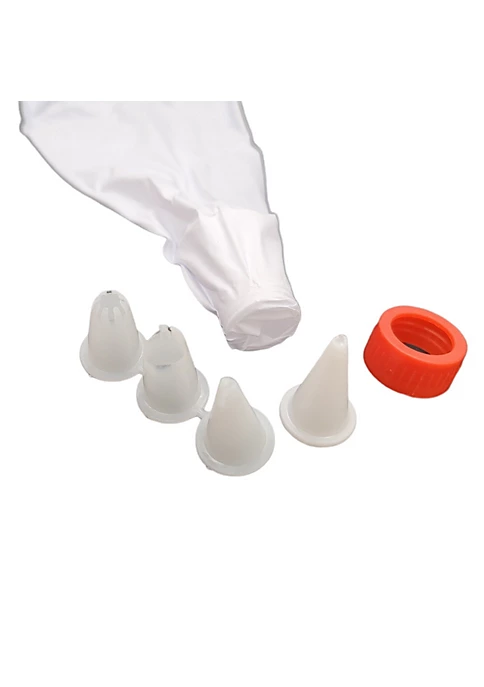 Handy Housewares 5-Piece Cake Decorating Set - Includes Pastry Bag and 4 Icing Nozzle Tips 4 Handy Housewares 5-Piece Cake Decorating Set - Includes Pastry Bag and 4 Icing Nozzle Tips - Image 3