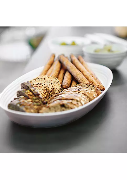 Guzzini serving tray 5000cc, taupe. Made by recycling twelve 100% disposable water bottles. 4 Guzzini serving tray 5000cc, taupe. Made by recycling twelve 100% disposable water bottles. - Image 2