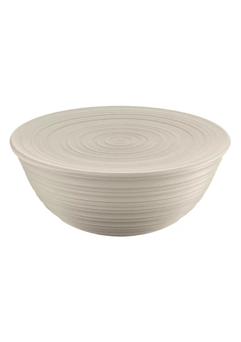 Guzzini extra large bowl 5000cc with lid, made by recycling fourteen 100% disposable water bottles, clay 3 Guzzini extra large bowl 5000cc with lid, made by recycling fourteen 100% disposable water bottles, clay