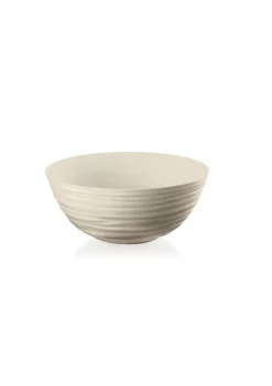 Guzzini Tierra collection bowl, made entirely by recycling 14 PET water bottles, clay