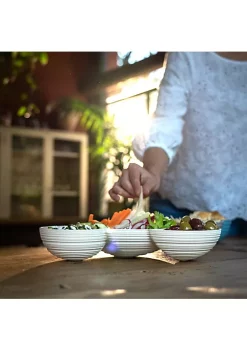 Guzzini hors d'oeuvres dish, clay. Made by recycling eight 100% disposable water bottles. -Guzzin Shop Belk 232