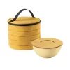 Guzzini On The Go waterproof thermal Small bag with airtight container 19x15cm, ochre -Guzzin Shop Belk 240