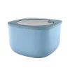 Guzzini Kitchen Active Design deep airtight container 2800cc, matt mid blue -Guzzin Shop Belk 256