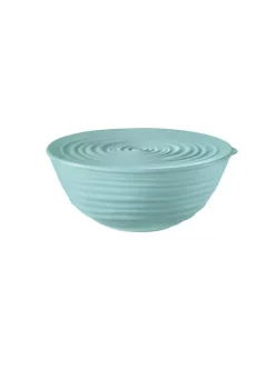 Guzzini Tierra medium bowl with lid, sage. Capacity 1090cc.
