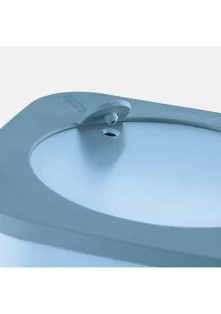 Guzzini Kitchen Active Design small airtight container 1900cc, matt mid blue -Guzzin Shop Belk 310