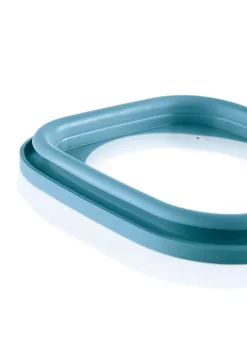 Guzzini Kitchen Active Design XL airtight container 900cc, matt mid blue -Guzzin Shop Belk 332