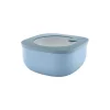 Guzzini Kitchen Active Design small airtight container 975cc, matt mid blue -Guzzin Shop Belk 334