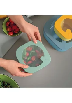 Guzzini Kitchen Active Design small airtight container 975cc, sage green -Guzzin Shop Belk 339