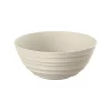 Guzzini Tierra collection bowl, made entirely by recycling 14 PET water bottles, clay