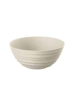 Guzzini Tierra collection bowl, made entirely by recycling 14 PET water bottles, clay