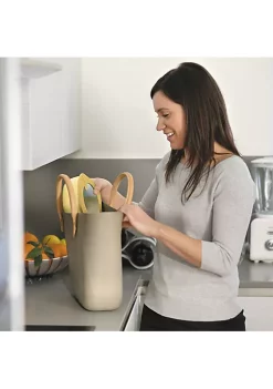 Guzzini Kitchen Active Design deep airtight container 750cc, ochre -Guzzin Shop Belk 369