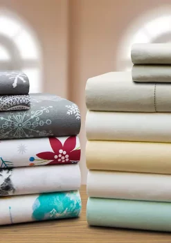 Pointehaven Celeste Home Cotton Flannel Sheet Set 8 Pointehaven Celeste Home Cotton Flannel Sheet Set -Guzzin Shop Belk 405