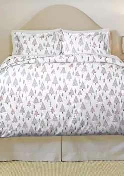 Pointehaven 180 GSM Cotton Flannel Duvet Set -Guzzin Shop Belk 487