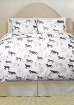 Pointehaven 180 GSM Cotton Flannel Duvet Set -Guzzin Shop Belk 495