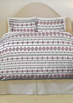 Pointehaven 180 GSM Cotton Flannel Duvet Set -Guzzin Shop Belk 497