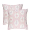 Pointehaven Lullaby Bedding Ballerina Euro Shams -Guzzin Shop Belk 526