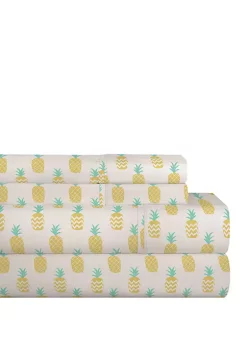 Pointehaven 200 Thread Count Percale Cotton Sheet Set