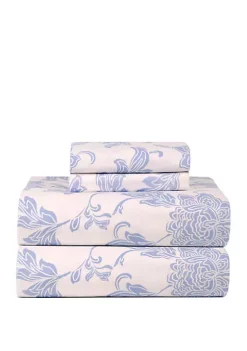 Pointehaven Celeste Home Heavy Weight Cotton Flannel Sheet Set