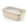 Guzzini Tierra collection bowl, made entirely by recycling 14 PET water bottles, milk white -Guzzin Shop Belk 6