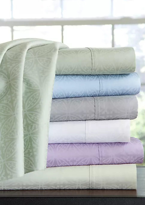 Pointehaven 300 Thread Count Printed Sheet Set 4 Pointehaven 300 Thread Count Printed Sheet Set - Image 2