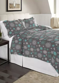 Pointehaven Celeste Home Velvet Soft Luxury Cotton Flannel Duvet Set -Guzzin Shop Belk 627