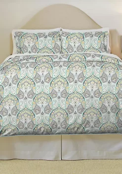 Pointehaven Celeste Home Percale Cotton Duvet Set