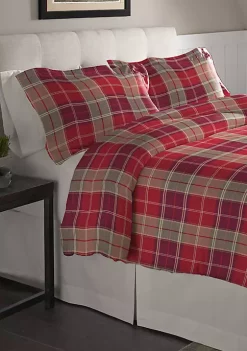 Pointehaven Superior Weight Cotton Flannel Duvet Set -Guzzin Shop Belk 700