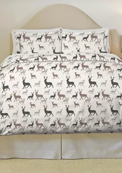 Pointehaven Heavy Weight Cotton Flannel Duvet Set