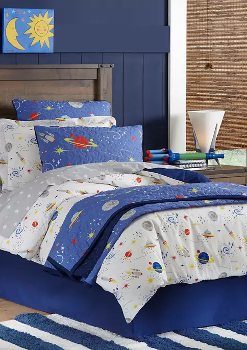 Pointehaven Lullaby Bedding Space Comforter Set 4 Pointehaven Lullaby Bedding Space Comforter Set - Image 2