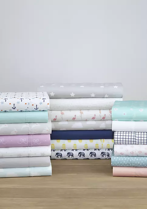 Pointehaven 200 Thread Count Percale Cotton Sheet Set 4 Pointehaven 200 Thread Count Percale Cotton Sheet Set - Image 2