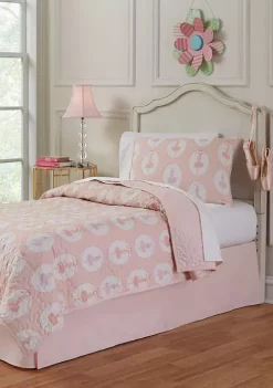 Pointehaven Bedding Ballerina Quilt Set -Guzzin Shop Belk 748