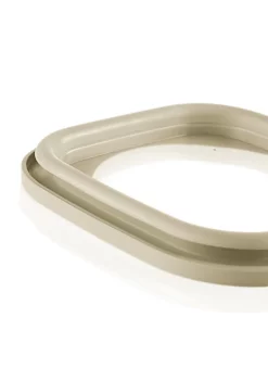 Guzzini serving tray 5000cc, milk white. Made by recycling twelve 100% disposable water bottles.