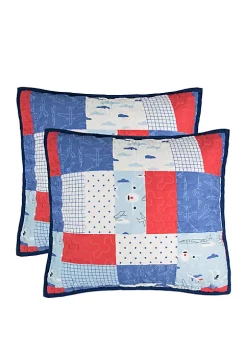 Pointehaven Lullaby Bedding Airplane Euro Shams -Guzzin Shop Belk 804