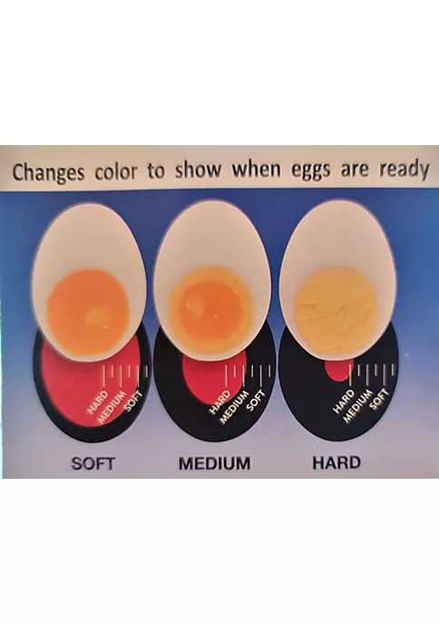 Handy Housewares Egg-Perfect Color Changing Egg Timer - Changes Color As The Egg Cooks, Soft and Hard Boiled Eggs Cooked Perfectly Every Time 5 Handy Housewares Egg-Perfect Color Changing Egg Timer - Changes Color As The Egg Cooks, Soft and Hard Boiled Eggs Cooked Perfectly Every Time - Image 3