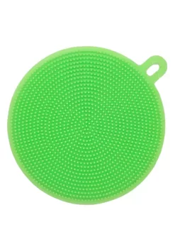 Handy Housewares 4" Round Silicone Dish Scrubbing Sponge / Vegetable Scrubber Brush - Blue -Guzzin Shop Belk 829