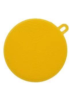 Handy Housewares 4" Round Silicone Dish Scrubbing Sponge / Vegetable Scrubber Brush - Blue -Guzzin Shop Belk 831