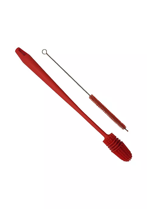 Handy Housewares 13" Long Reusable Drinking Bottle & Straw Cleaning Brush Set - Grey 6 Handy Housewares 13" Long Reusable Drinking Bottle & Straw Cleaning Brush Set - Grey - Image 4