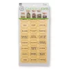Handy Housewares Clear Kitchen Pantry Preprinted Storage Canister Labels Set - 48 Stickers - Tag and Organize Spices, Dry Goods and More!