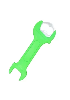 Handy Housewares Wrench Shaped Bottle Opener - Fun Design, Practical Use - Great for Opening Beer or Soda Pop Caps - Green -Guzzin Shop Belk 879