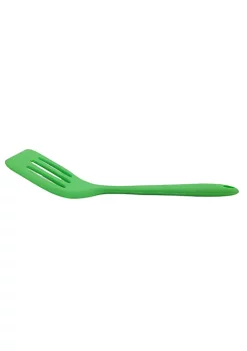 Handy Housewares 8" Long Non-Stick Silicone Mini Slotted Spatula Turner - Great for Eggs, Baking, Small Servings and more - All 5 Colors (5 Pack) -Guzzin Shop Belk 883