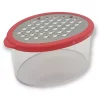 Handy Housewares Grater with Container - Ideal for Grating Garlic, Cheese and Zesting Citrus - Random Color -Guzzin Shop Belk 890