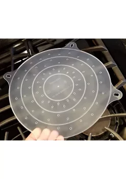 Handy Housewares 10" Round Vented Microwave Splatter Guard Food Bowl Cover - Helps Keep Your Microwave Clean -Guzzin Shop Belk 913